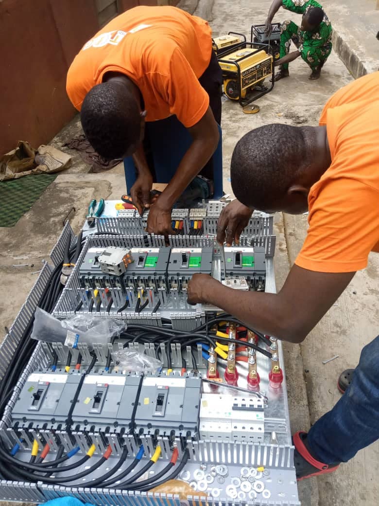 Electrical automation work