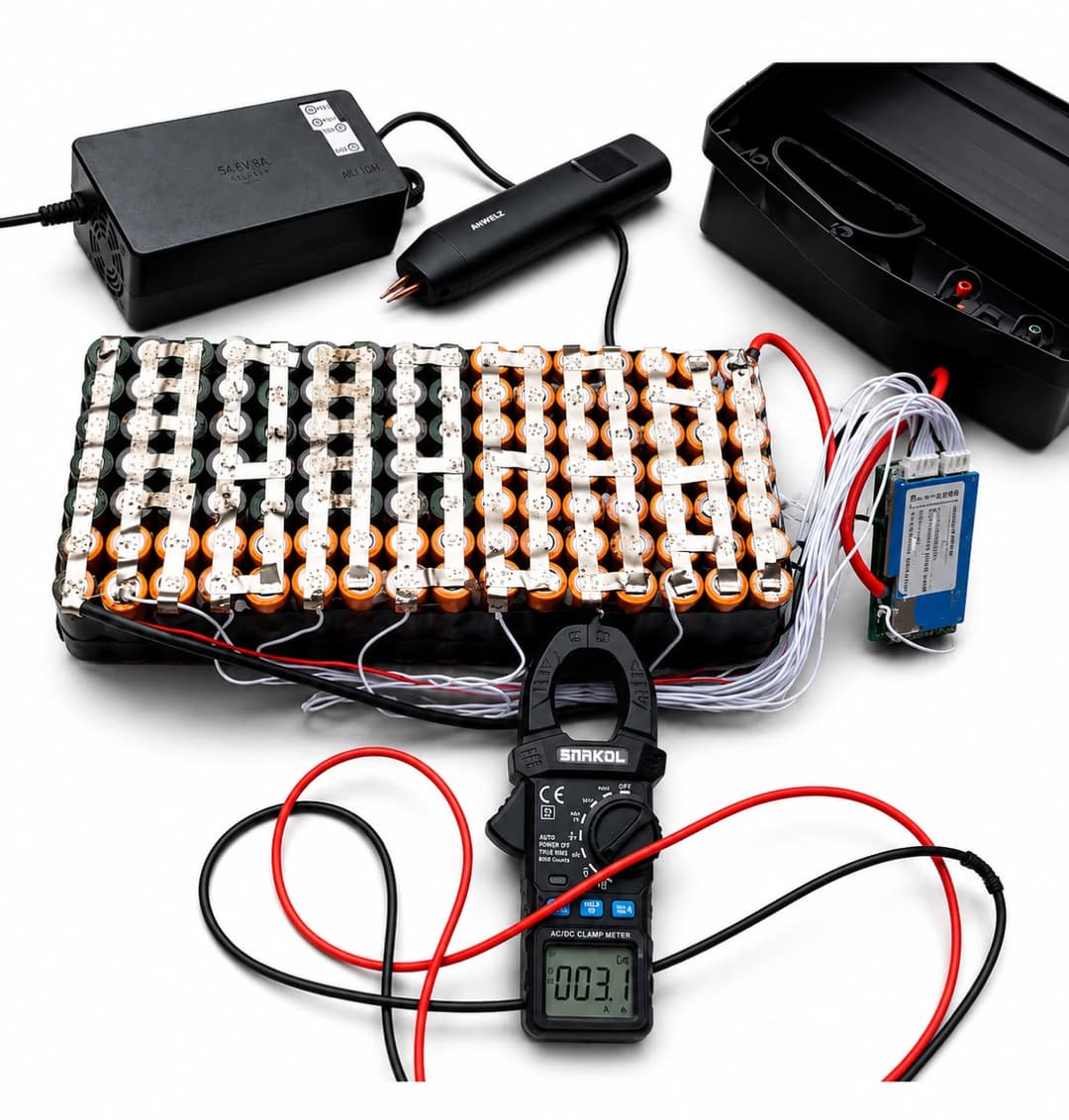 Battery engineering bench